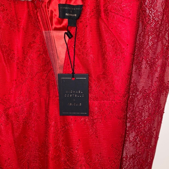 Michael Costello X REVOLVE Vivian Dress in Red - Picture 4 of 7